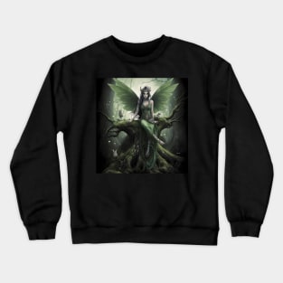 Gothic Fairy of The Forest Crewneck Sweatshirt